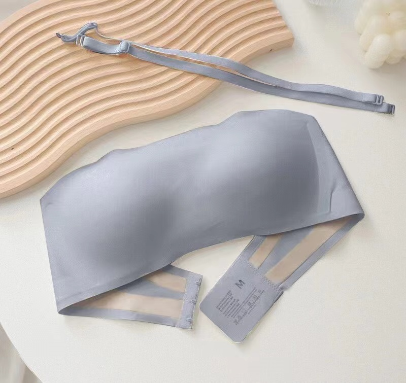 Sutiã Invisível Sem Alças-Bralette Aro Costura Para Adolescentes | Nude/Preto/Azul