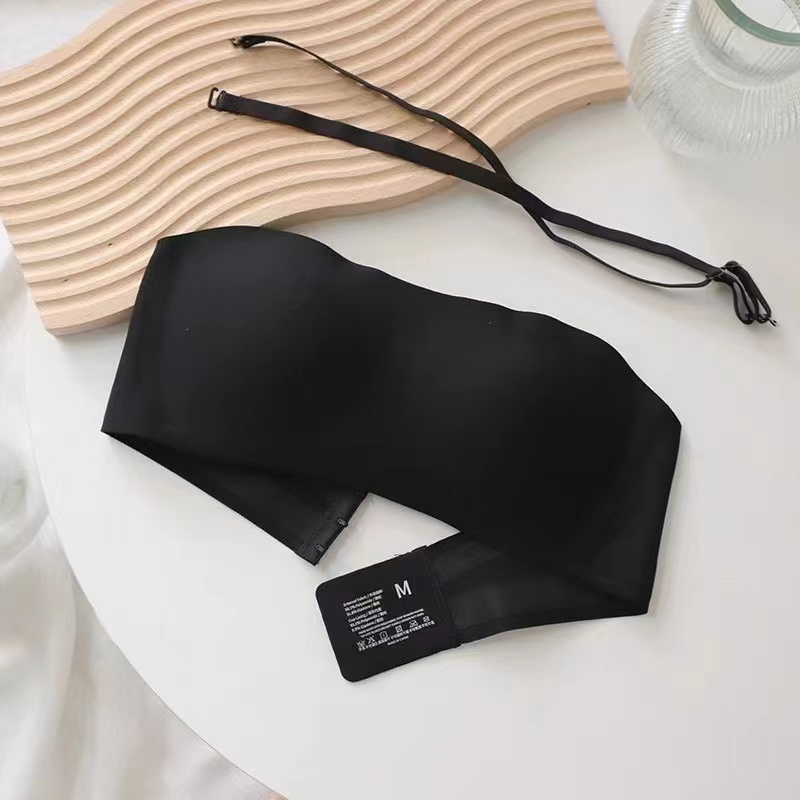 Sutiã Invisível Sem Alças-Bralette Aro Costura Para Adolescentes | Nude/Preto/Azul